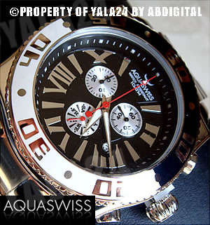 R33,000.00 >> AQUASWISS Men's DARK KNIGHT XG Steel Swiss Watch