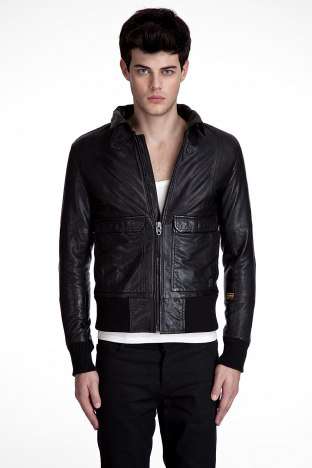 Brand New G-STAR 100% GENUINE Leather Jacket GSTAR RAW Original!!