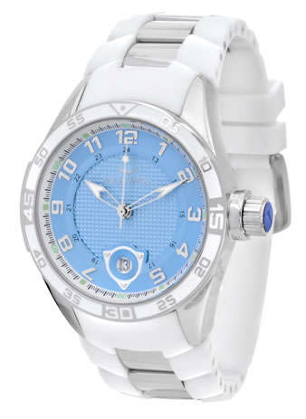AQUASWISS Ladies Beyonce Baby Blue Snow Trax Swiss Watch NEW WITH LUXURY GIFT BOX