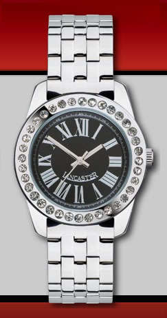 R9,500.00 >> LANCASTER Ladies genuine PRECIOUS STONES Watch MADE IN ITALY