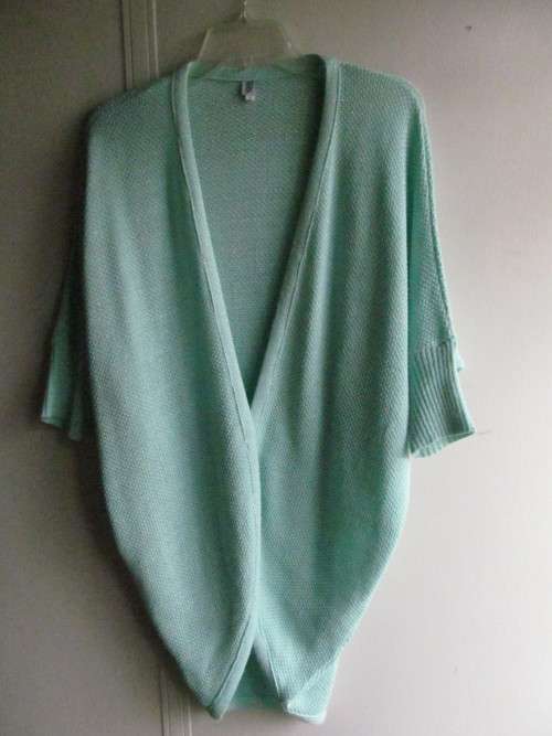 Light Turquoise Ladies Cardigan Small