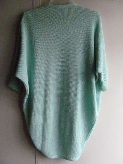 Light Turquoise Ladies Cardigan Small