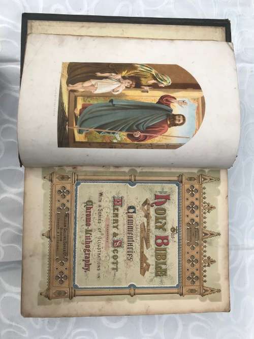 Family Bible 1871 antiquarian