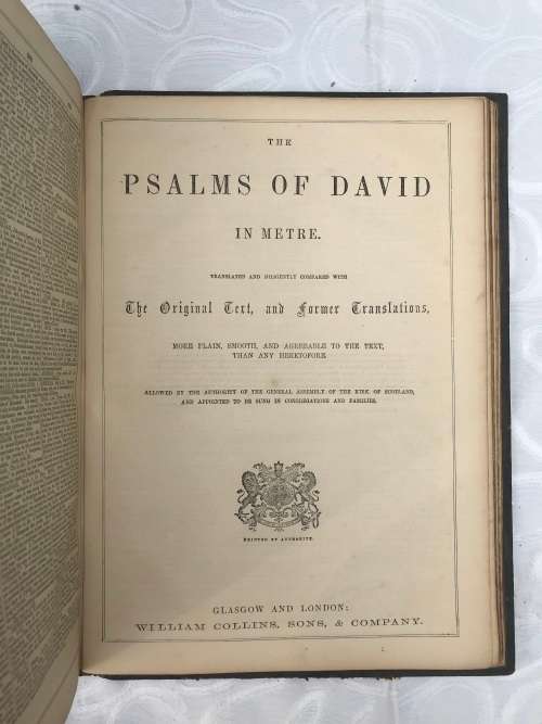 Family Bible 1871 antiquarian