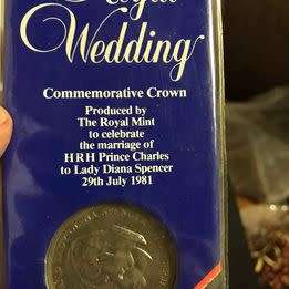 1981 Charles and Diana Royal Wedding Commemorative Coin