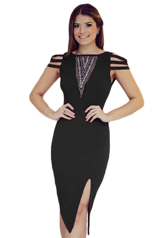 Black Midi Dress
