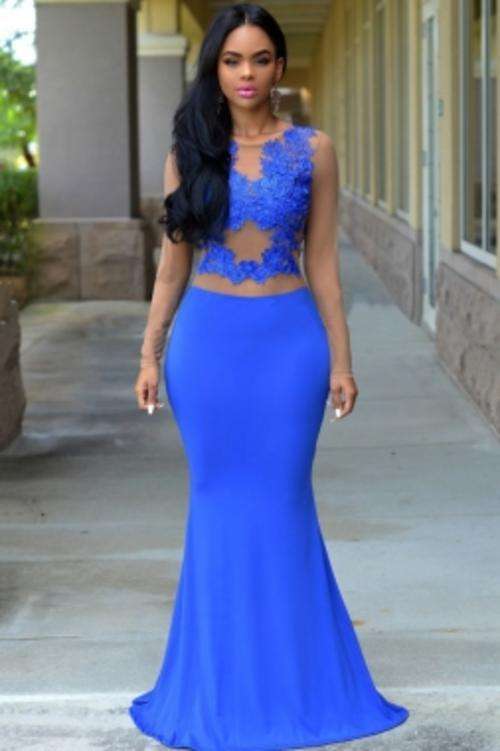 Royal Maxi Dress
