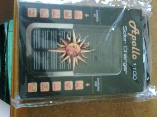 SOLAR CHARGER_Apollo 1100 solar + universal charger *free shipping*