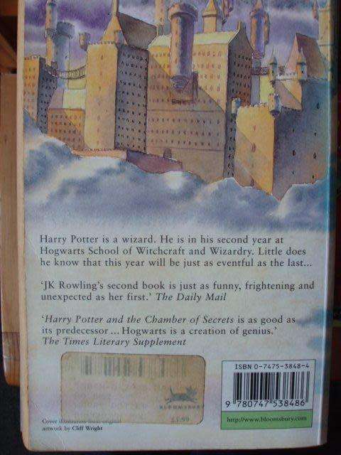 Harry Potter and the Chamber of Secrets - JK Rowling