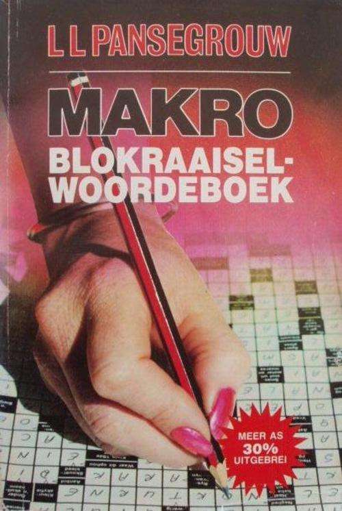 Makro blokraaisel-woordeboek - LL Pansegrouw