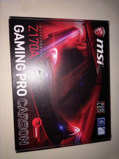 I5 6600k & MSI z170a Gaming Pro Carbon