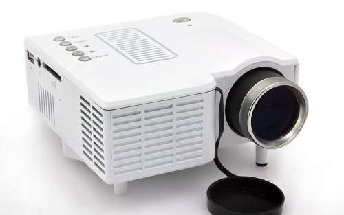 *New 2018* LED Multimedia Projector with HDMI, AV, VGA, USB, SD. Available in Black or White colour