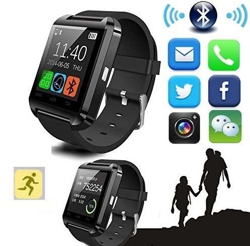 Bluetooth Smart Health Watch. Can pair and control your phone. In Black or White colors.