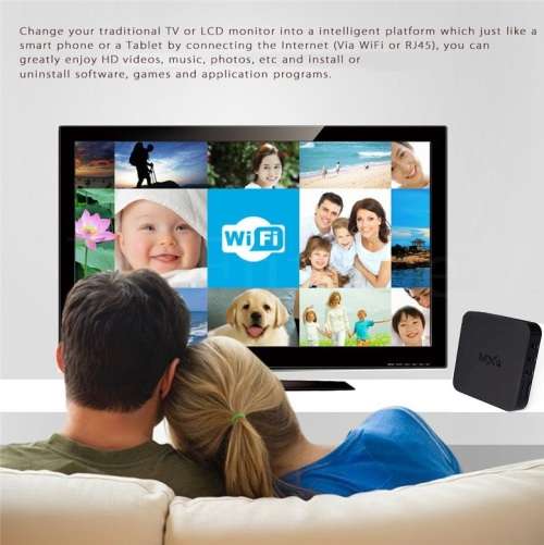 **New 2017** 4K Multimedia TV, PC  Box. Android 6.0, Quad-Core WiFi, HDMI, 4 x USB, SD