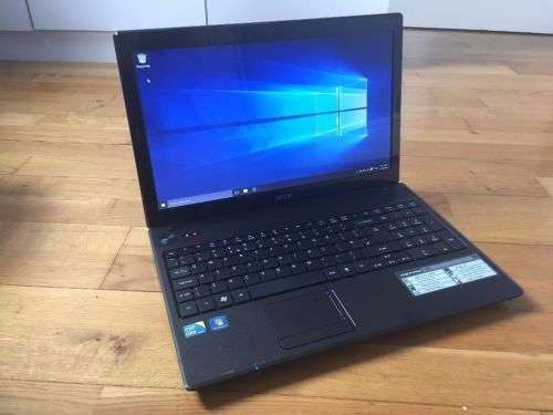 Acer Aspire 5253 Slim Laptop. 500GB, 4GB RAM, 15.6" HD. Windows 10 Pro.  Excellent Battery
