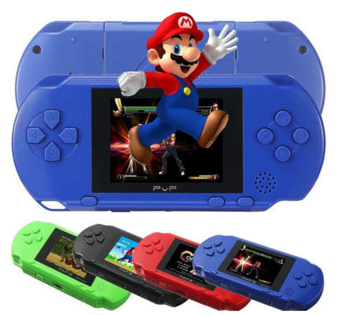 PVP Game Console. With Games. 3.0" TFT Color Display. Colours: Black, Blue, Orange, Green & Red