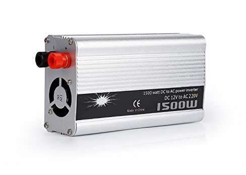 Solar Power Inverter - 1500w Constant Power. 12v DC to 220v AC