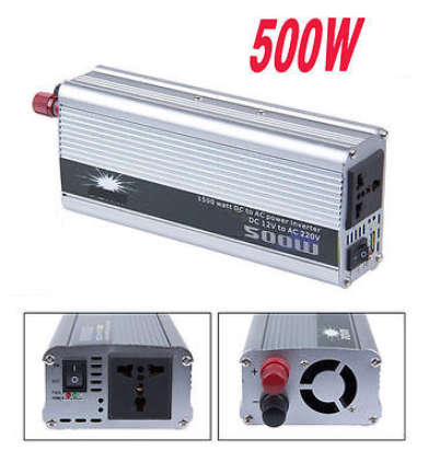 500w Power Inverter. 12v DC to 220v AC