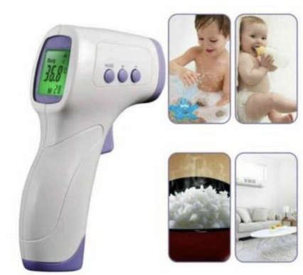 Certified Medical Infrared Thermometer. Non-Contact Symptons Detector.