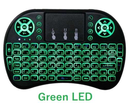 Mini Wireless Keyboard, Air Mouse Remote. For Android Tv Box, PC, Phone, Laptop or TV.