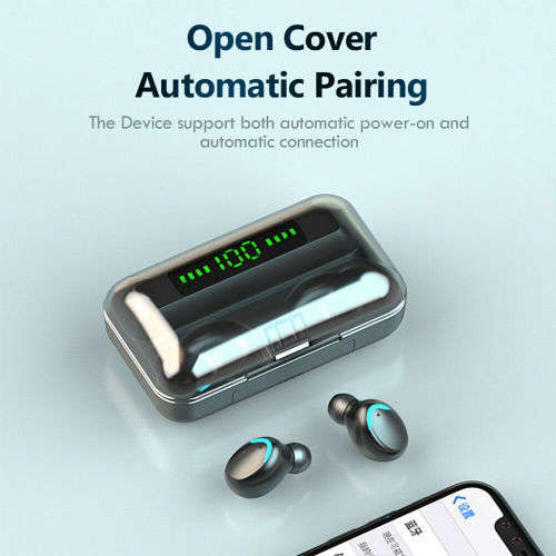 Wireless Earbuds With Power Bank. Compatible With Android, iOS, Windows and Mac OS. Bluetooth 5.0