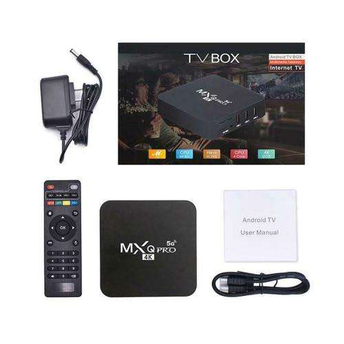 16GB MXQ PRO Tv Box. 2GB Ram. Android 12. Supports All Local Apps