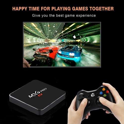 16GB MXQ PRO Tv Box. 2GB Ram. Android 12. Supports All Local Apps