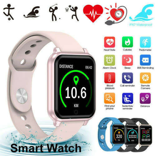 1.5inch Smart Watch Fitness Bracelet. Heart Rate, Blood Pressure Monitor. Your Health Steward.