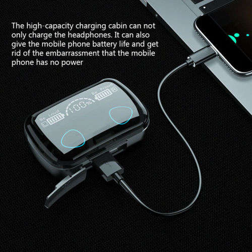Wireless Earbuds With Power Bank. Compatible With Android, iOS, Windows & Mac OS. Bluetooth 5.1