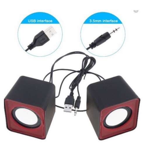 Multimedia Speaker System. For Pc, Laptop, Phone, Tv Box ect. Available in blue color.