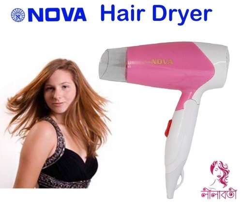 Nova Professional Hair Dryer. 1400w. Available in Pink or Blue color.