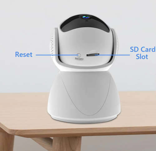 Wireless IP Camera 1080p 5G WiFi Camera 360 Degree Home Camera with App. White color