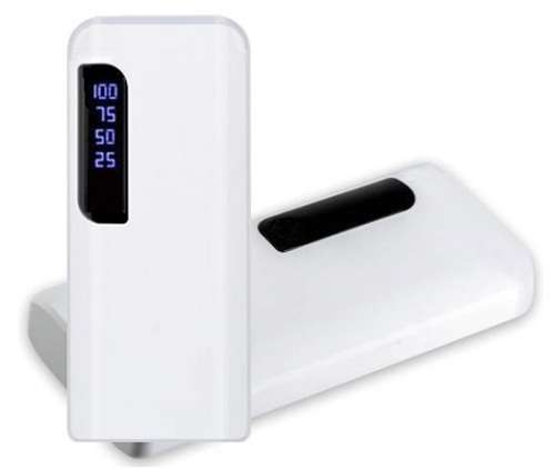 Universal 10 000mAh Power Bank with Bright LED Lamp. Ideal For Load shedding.