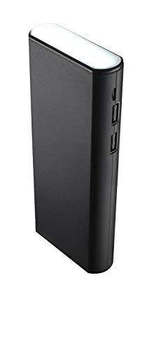 Universal 10 000mAh Power Bank with Bright LED Lamp. Ideal For Load shedding.