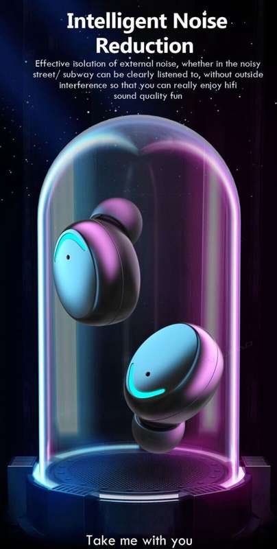 MZ49 Wireless Earbuds With Power Bank. For Android, iOS, Windows & Mac OS. Bluetooth 5.0.