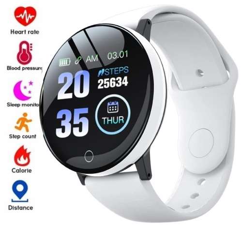 Health & Fitness Bracelet 1.4` Heart Rate, Blood Pressure Monitor. Available in Black, Blue and Grey