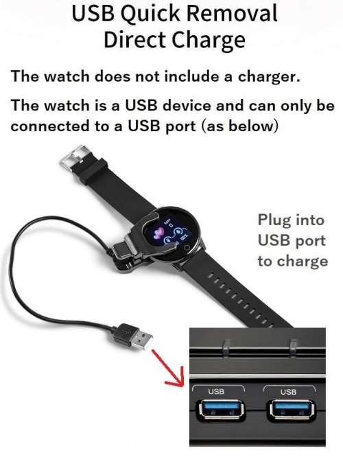 Health & Fitness Bracelet 1.4` Heart Rate, Blood Pressure Monitor. Available in Black, Blue and Grey