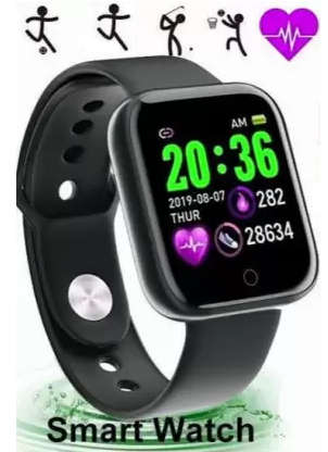 1.5` Smart Watch. 2023. Heart Rate Monitor. Blood Pressure. Fitness Bracelet. Black color