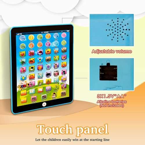 10.1` Kiddies Learnpad Learning Game. Available in Pink or Blue color