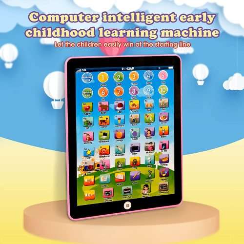 10.1` Kiddies Learnpad Learning Game. Available in Pink or Blue color