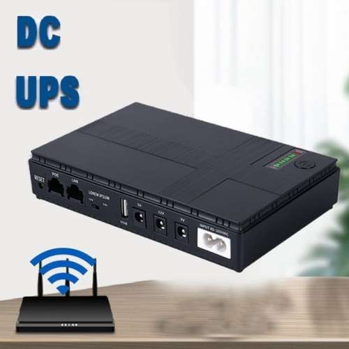 10400mAh Mini DC UPS. Uninterupted power for routers, security cam, mobile devices ect (+/- 6 hours)