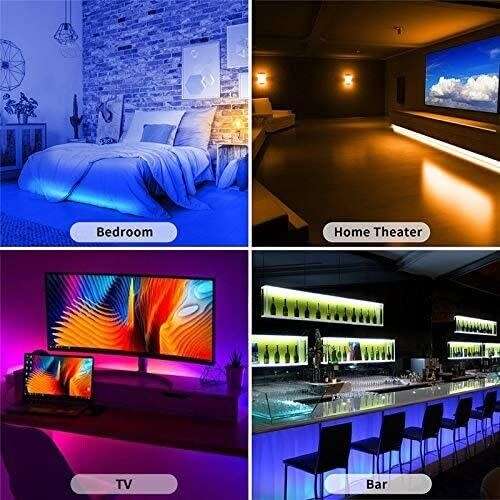 5m colorful LED light strip with remote. Weatherproof. 12v