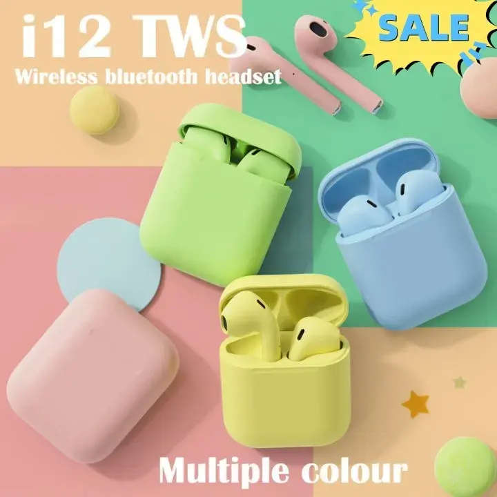 Inpod 12 Earpods. Compatible With Android, iOS, Windows and Mac OS. Assorted colors available.