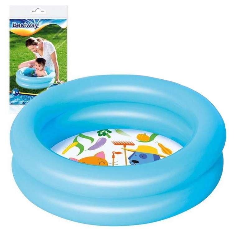 Bestway Inflatable Padding Pool/Playpen. 61cm X 15cm. Blue or Pink color