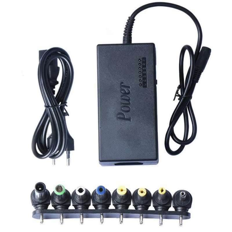 Multipurpose Laptop charger, Power supply. 8 piece connectors