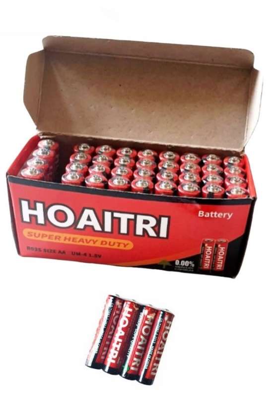 Hoaitri AA Heavy Duty Batteries  - 40 Piece Bulk Pack