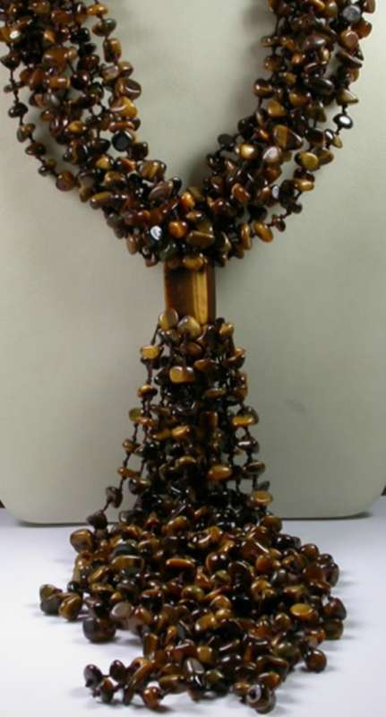stunning TIGERS EYE Necklace