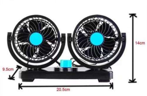 Car double fan 12v