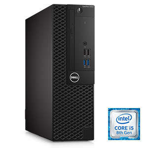 8th Gen Dell Optiplex i5 @ 3.00Ghz, 8gb Ram, 500gb HHD, USB 3.1, HDMI, Windows 10