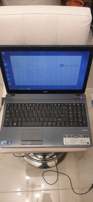 i5 Acer Travelmate @ 2.53Ghz, 4gb Ram, 160gb HHHD, 15.6` Display, DVD, WiFi, HDMI, Windows 10